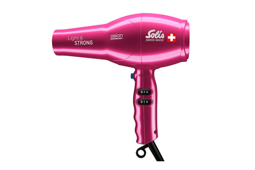 Фен Solis Light & Strong, pink фото 3