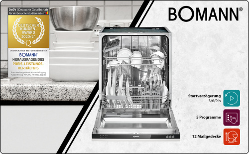 Посудомоечная машина Bomann GSPE 7416 VI фото 2