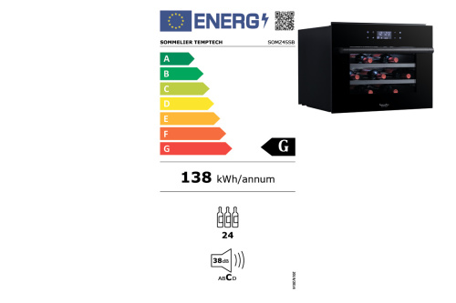 Винный шкаф Temptech SOMZ45SB фото 8